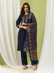 Pure Cotton Straight Kurta Set with Ari Embroidery & Printed Dupatta