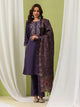 Pure Cotton Straight Kurta Set with Ari Embroidery & Printed Dupatta