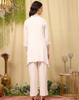 Viscose Rayon Kurta Set with Embroidery & Pocketed Palazzo