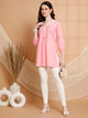 Solid Straight Rayon Slub Tunic